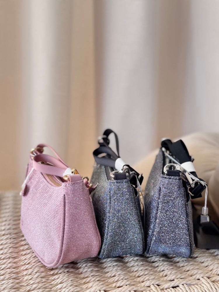 Shiny Crescent Large Capacity Trendy Date Bags