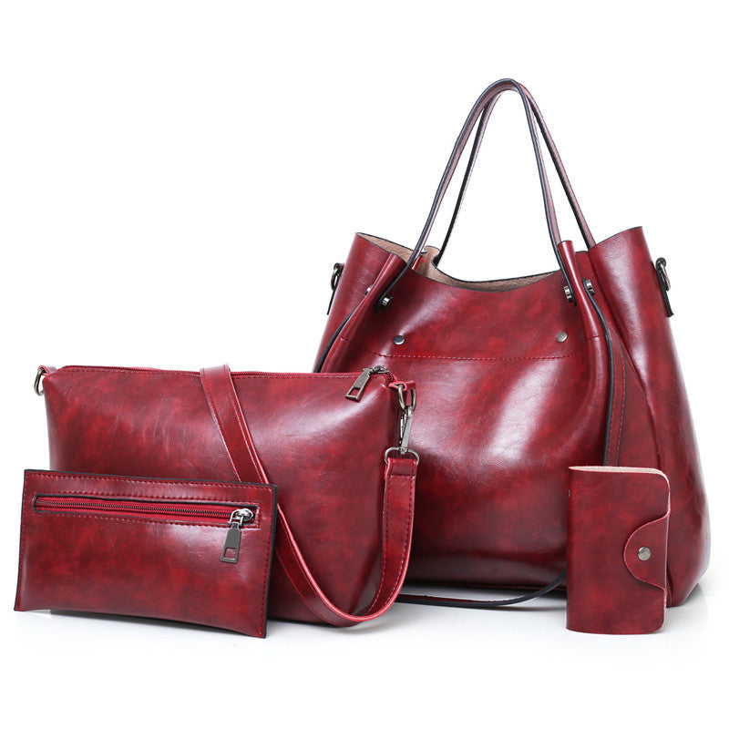 Women's Retro Large Capacity Portable Cross Body Women's Handbag