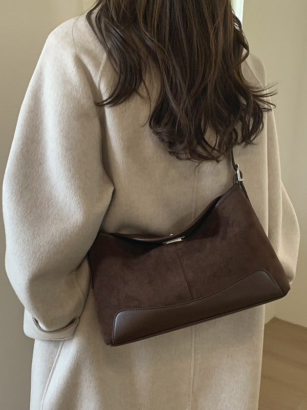 Korean Style Fashion Suede Graceful Commuter Women's Messenger Bag