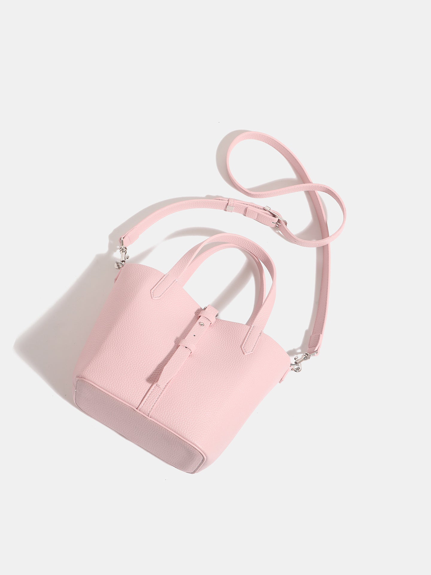 Simple Portable Vegetable Basket Female Commuter Large Capacity Cross Bucket Bags