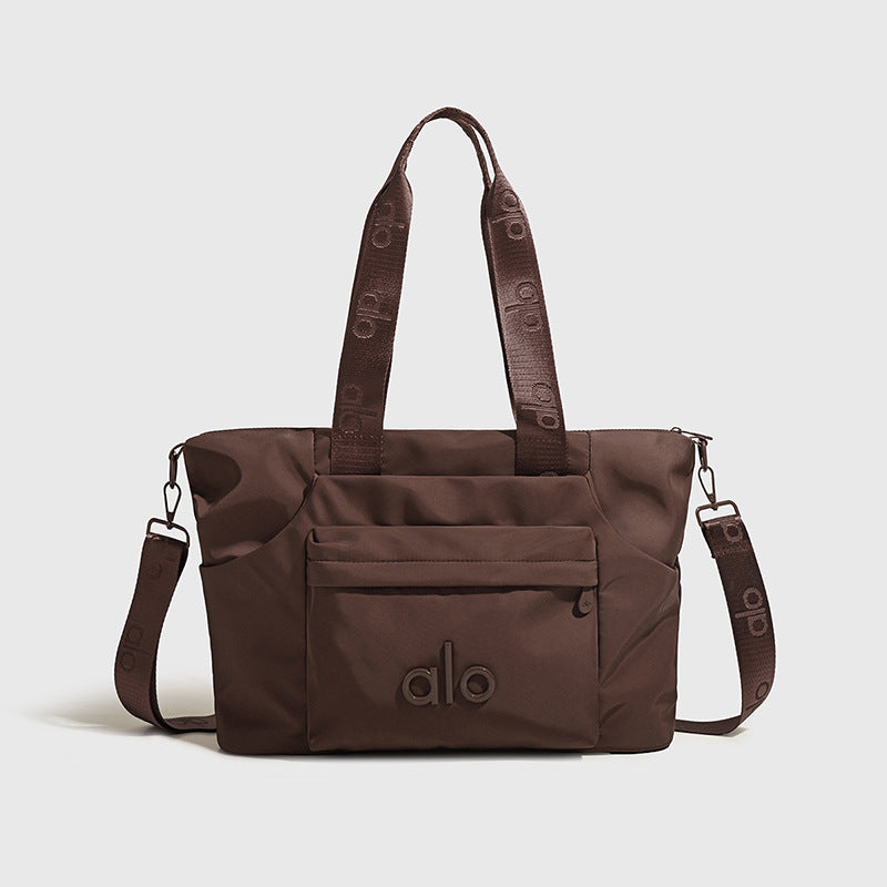 Women's Simple Yoga Fitness Fashion One Solid Women's Shoulder Bag