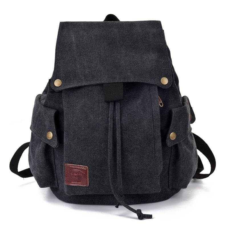 Women's & Men's Korean Style Canvas Retro College Tide Backpacks