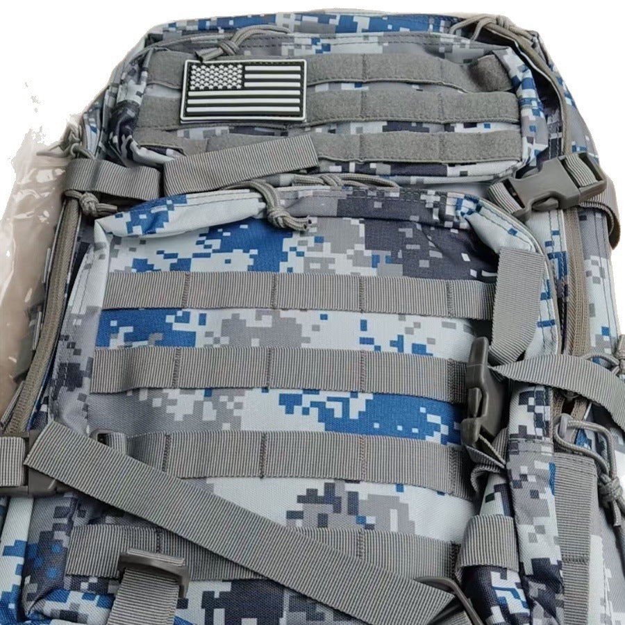 Military Fans Large Capacity Shiralee Camouflage Camping Sports Backpack