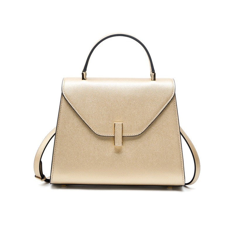 Women's Kelly Design Sense Niche Fashion Genuine Leather High Large Women's Handbag