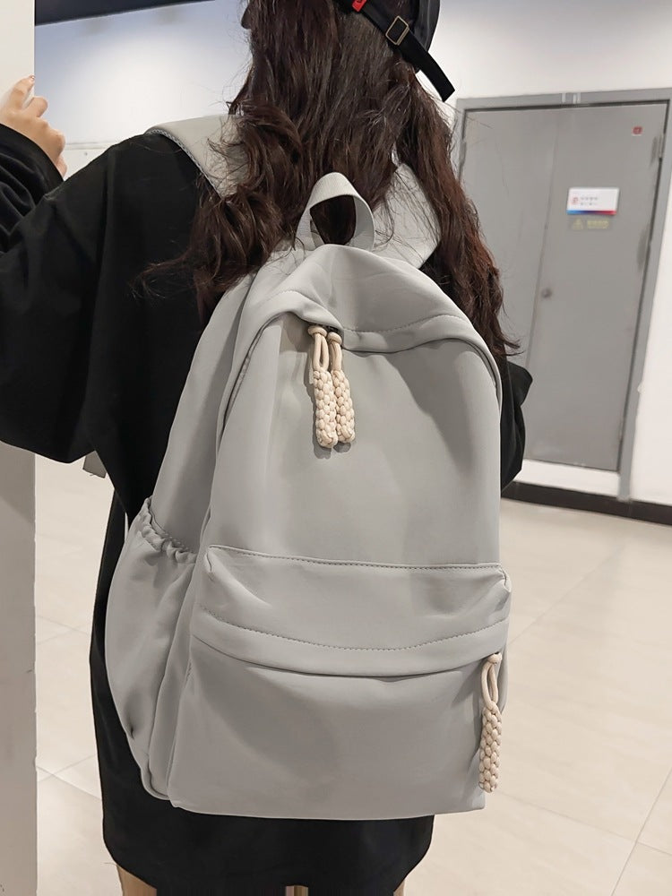 Men's Large Capacity Junior Minimalist Design Niche Leisure Backpack