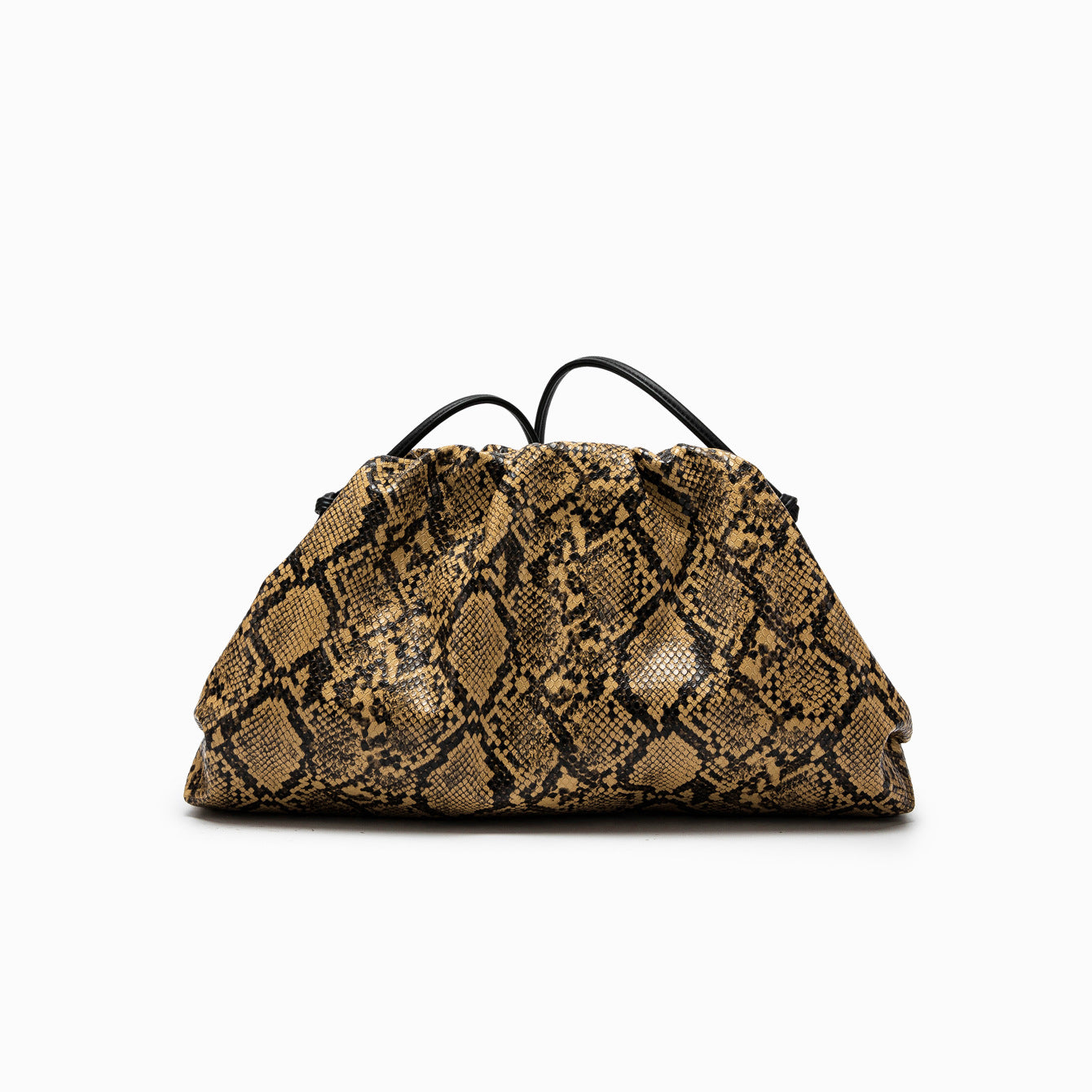 Beautiful Unique Women's Snakeskin Pattern Clip Women's Shoulder Bag