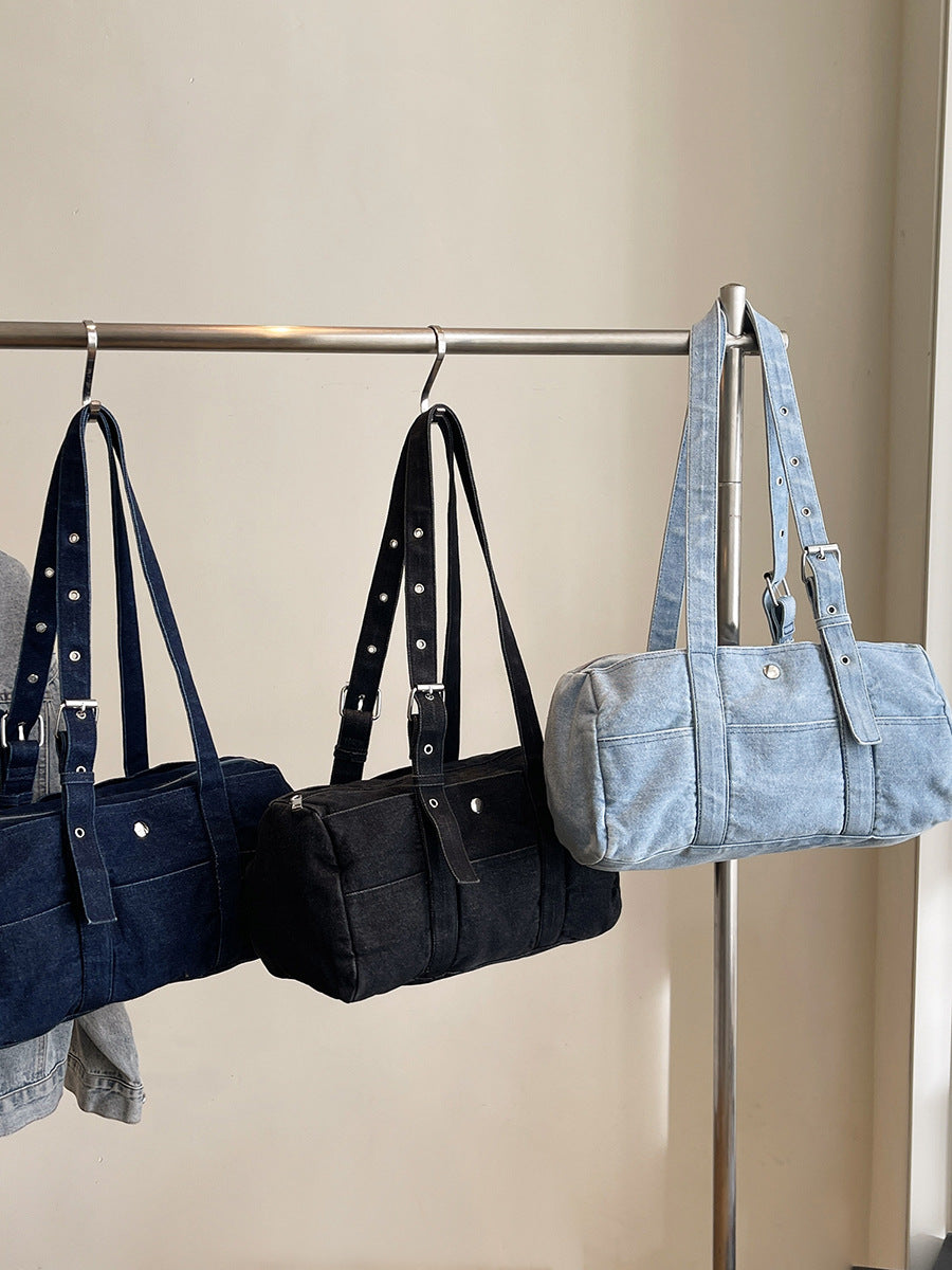 Innovative Women's Denim Fashion Simple Boston Tote Bag