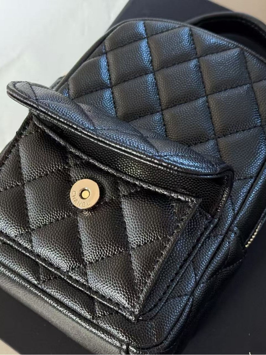 High Quality Rhombus Chain Classic Style Lychee Leather Bags
