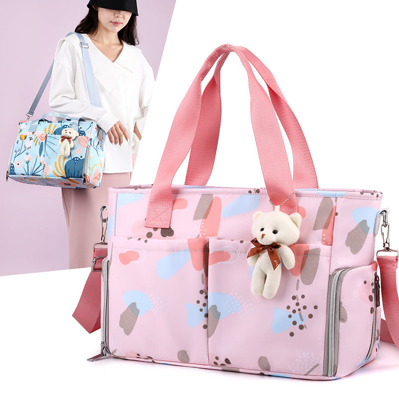 Korean Style Large Capacity Mommy Dry Wet Tote Bag