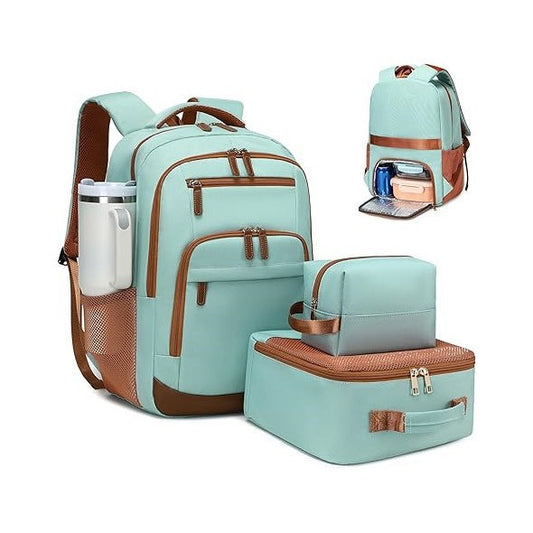Women's & Men's Large Capacity Color Matching Trendy Business Leisure Backpack