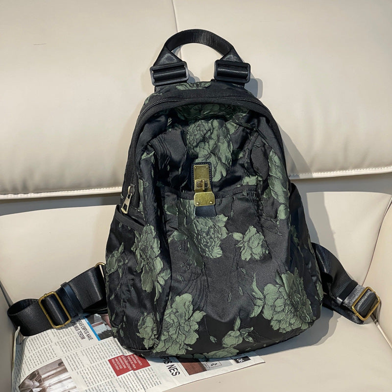 Women's National Trendy Style Portable Leisure Multifunctional Women's Backpack