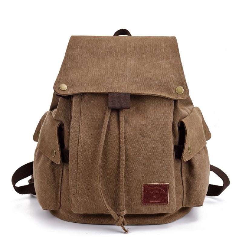 Women's & Men's Korean Style Canvas Retro College Tide Backpacks
