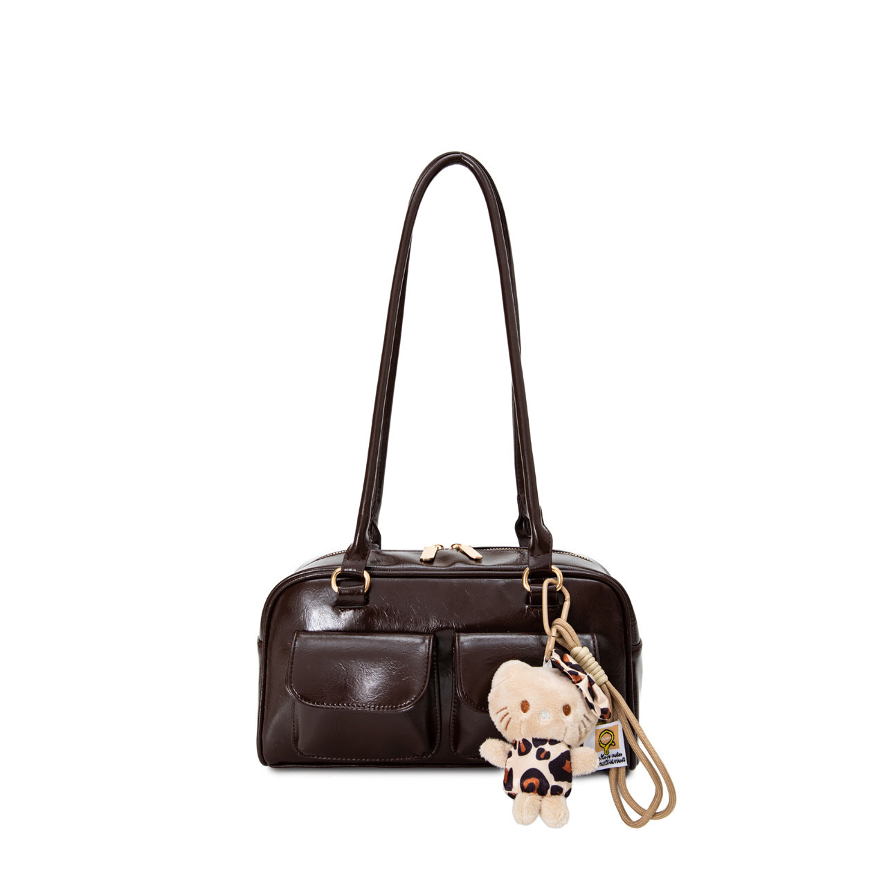 Women's Niche Underarm Large Capacity Retro Simple Commute Tote Bags