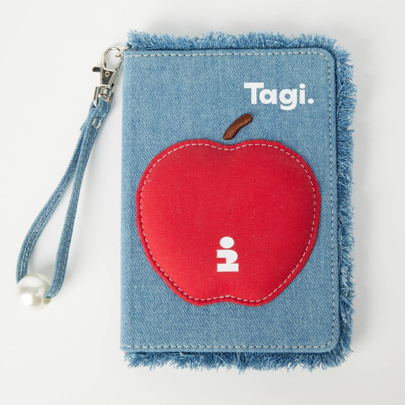 Pearl Denim Passport Storage Certificate Contrast Color Card Pack Card Sleeve