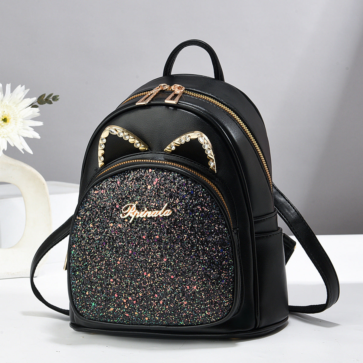 Women's Sequin Trendy Versatile Large Capacity Commuter Women's Backpack