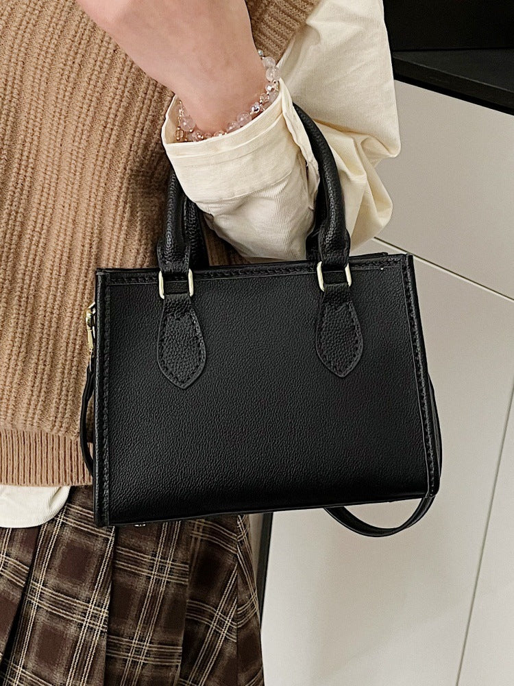 Women's Material Cloth National Style Homemade Contrast Color Tote Bag