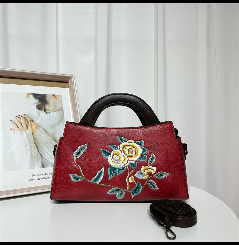 Embroidered Chinese Style National Cheongsam Matching Retro Bags