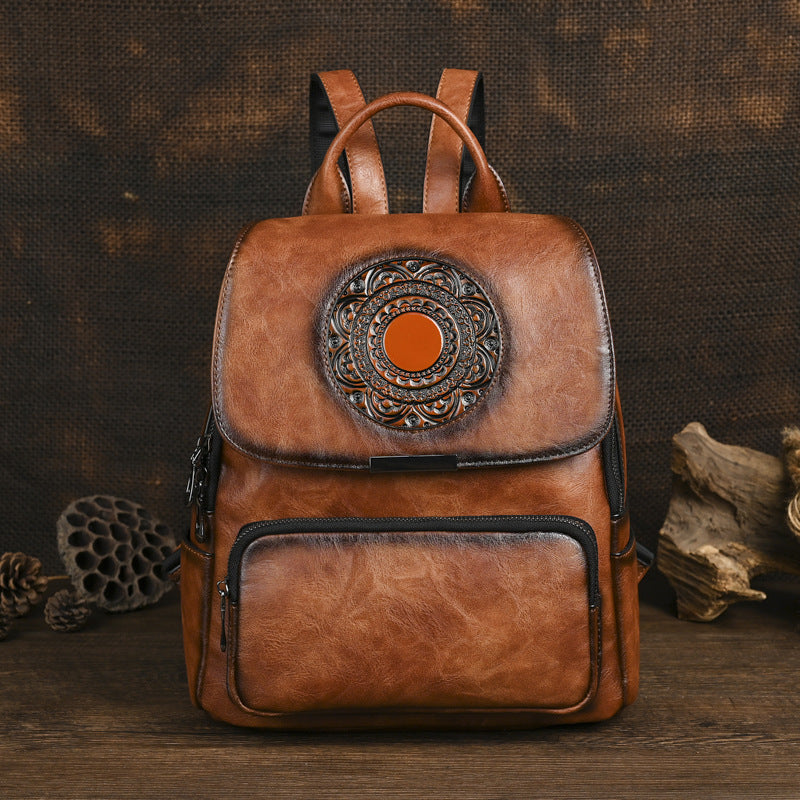Attractive Women's Fashion Artistic Large Capacity Women's Backpack