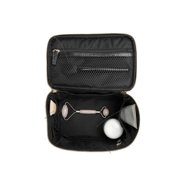 Women's Portable Large Capacity Toiletry Hot Words Cosmetic Bags