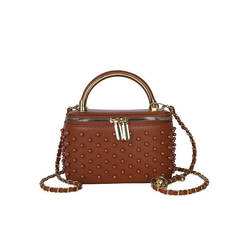 Commuter Trendy Box Fashionable Western Style Women's Messenger Bag
